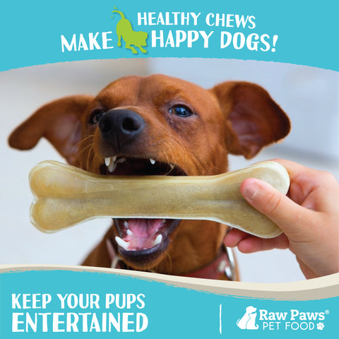 Compressed Rawhide Bones for Dogs, 6-inch - 5-ct