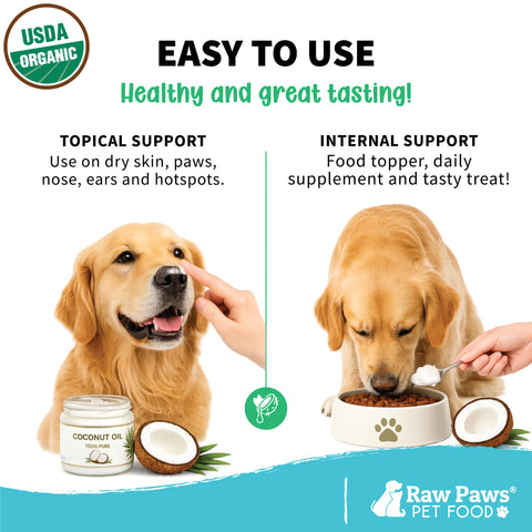 Organic Virgin Coconut Oil for Dogs & Cats