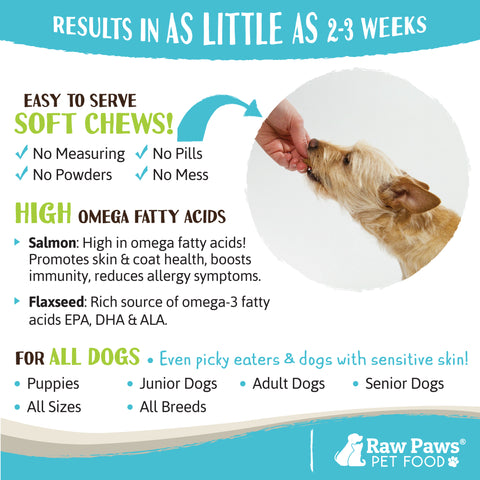 Skin & Coat Treats for Dogs, 10-oz