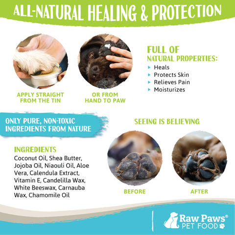 Paw, Nose and Wrinkle Wax for Dogs & Cats, 4-oz