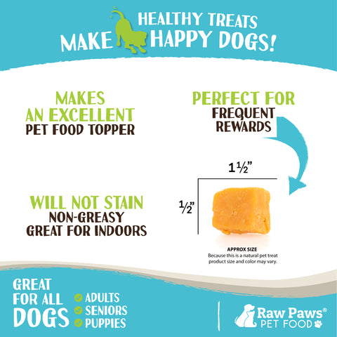Freeze Dried Cheddar Cheese Treats for Dogs, 3 oz