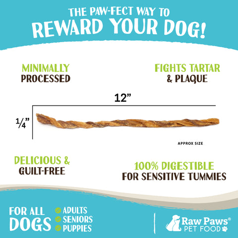 Lamb Esophagus Twists for Dogs, 12-inch - 5-ct