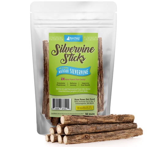 Natural Matatabi Silvervine Chew Sticks, 30-ct