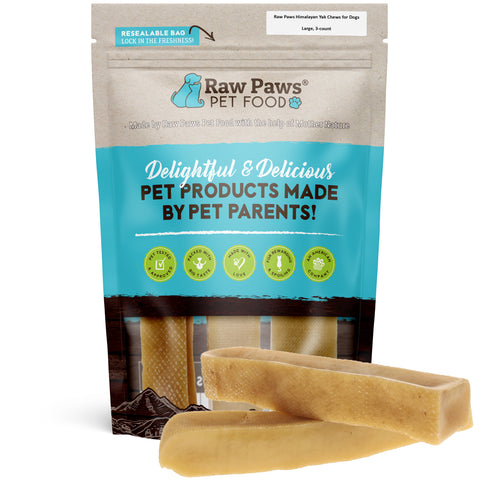 Himalayan Yak Chews for Dogs, Large - 3-ct