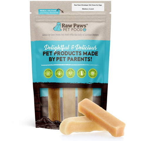 Himalayan Yak Chews for Dogs, Medium - 3-ct
