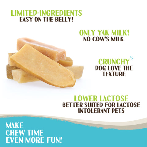 Himalayan Yak Chews for Dogs, Small - 10-ct