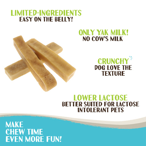 Himalayan Yak Chews for Dogs, Extra Large - 3-ct