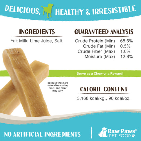 Himalayan Yak Chews for Dogs, Extra Large - 3-ct