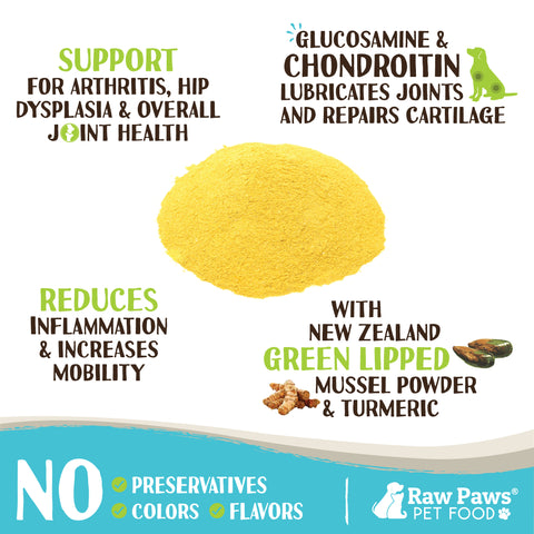 Green Lipped Mussel Hip & Joint Supplement for Dogs, 10-oz