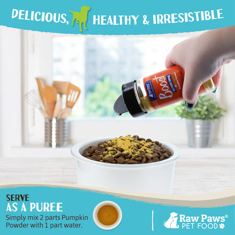 Boost Organic Pumpkin Powder Pet Food Topper, 3-oz