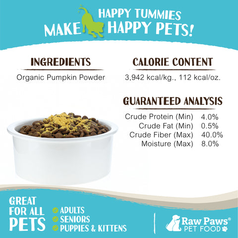 Boost Organic Pumpkin Powder Pet Food Topper, 3-oz
