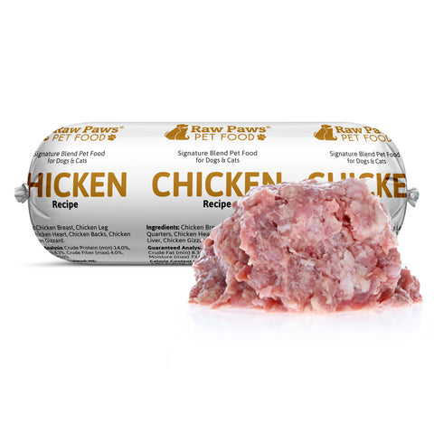 Signature Blend Pet Food for Dogs & Cats - Chicken Recipe, 1-lb