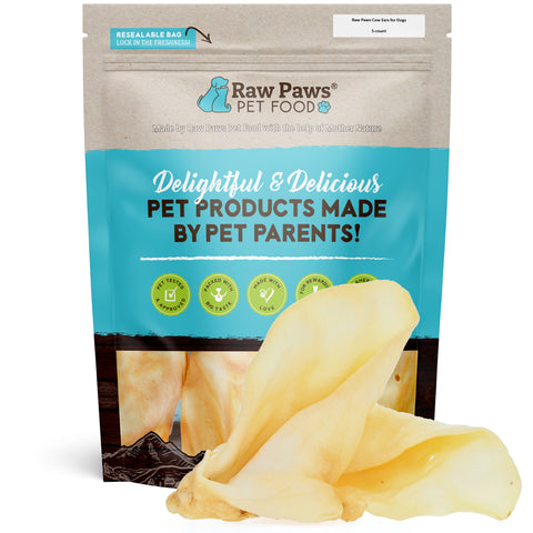 Cow Ears for Dogs, 5-ct