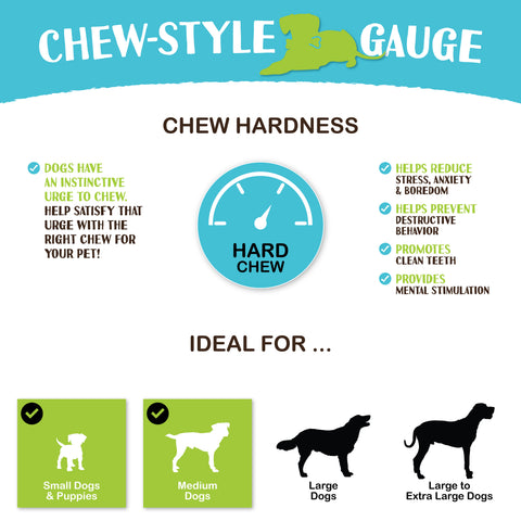 Compressed Rawhide Sticks for Dogs, 5-inch - 20-ct