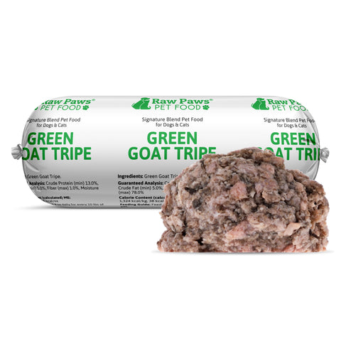 Signature Green Goat Tripe for Dogs & Cats, 1-lb