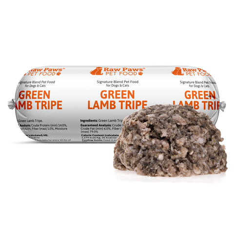Signature Green Lamb Tripe for Dogs & Cats, 1-lb