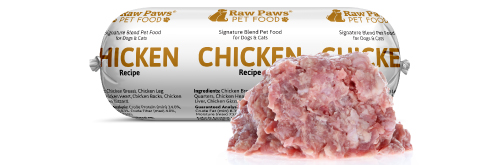 Raw Paws Signature Blend Complete Chicken for Dogs & Cats, 1 lb