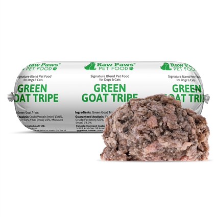Signature Green Goat Tripe for Dogs & Cats, 1 lb